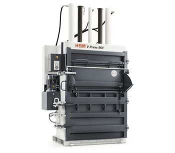HSM - Model V-Press 860 P - Vertical Baling Press