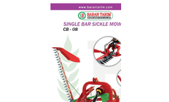 Baran-Tarim - Model CB-08 - Single Bar Sickle Mower  Brochure