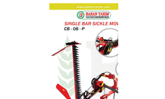 Baran-Tarim - Model CB-08-P - Single Bar Sickle Mower Brochure