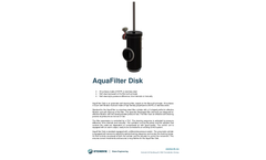 AquaFilter - Automatic Self-Cleaning Disk Filter - Datasheet