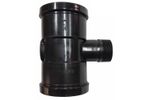 Dear Deer - Model AJ-203 - ABS Black T Fitting Assemble In Sprinkler Hose Irrigation System