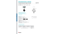 Baccara - Model ii.ri-C-VSA - Smart Irrigation Controller - Brochure