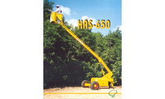 Afron - Model HAS 650 / 950 - Picking & Pruning Hydraulic Platform Brochure