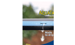Flexible Polyethylene Irrigation Pipes AQUATAPE Series- Brochure
