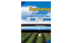 Aquadrop - Light Drip Line with Flat Emitter - Brochure