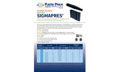 SIGMAPRES PE-100 High Density Polyethylene Irrigation Pipe - Brochure