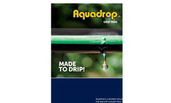 Aquadrop - Drip Line with Flat Emitter - Leaflet (US)