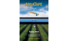 AQUATAPE - Drip Tape with Continuous Labyrinth - Brochure