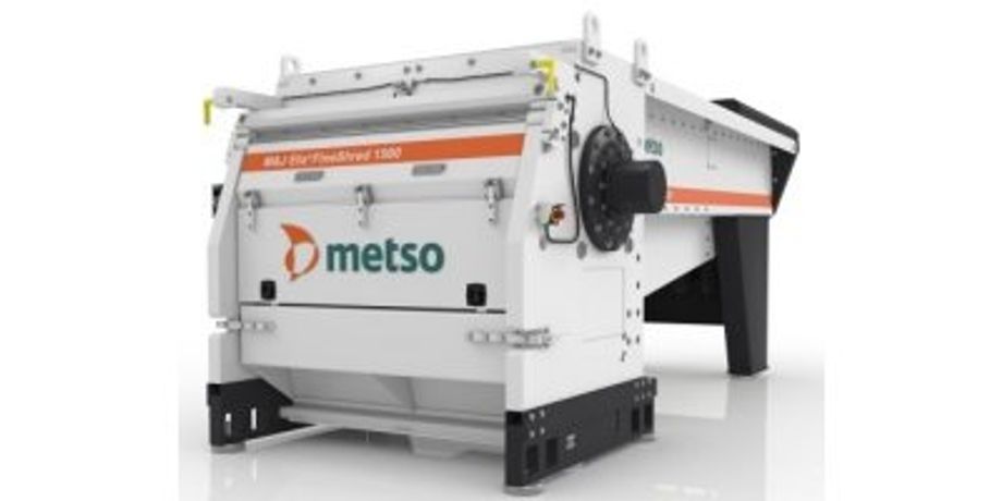 Metso EtaFineShred - Model 1500 Series - Single Shaft Waste Fine-Shredder