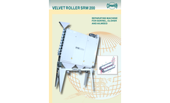 Cimbria - Model SRM 200 - Sorrel Separating Machine - Velvet Roller - Datasheet