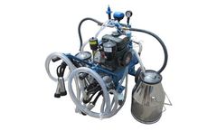 Model PM-10 - Diesel - Vacuum Pump Type Double-cow Milking Machine