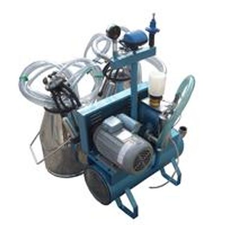 Model SM-01 Iron - Vacuum Pump Type Bucket Milking Machine