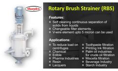 Rotary Brush Strainer (RBS) - Video
