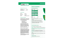 Alpine - Model HKW18 - Liquid Fertilizer - Datasheet