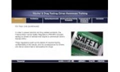 Alcohol and Drug Testing Driver Awareness Training Online Course Preview Video