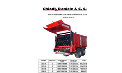 Chioda Daniele - Manure Spreader Brochure