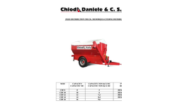 Chioda Daniele - Feed Distribution Truck Brochure