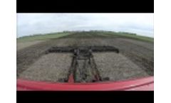 Gates Coulter Harrow 48 ft Spring 2014 Tractor Cab View Wet Ground 6 16 14 Video
