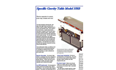 358B Specific Gravity Table Brochure