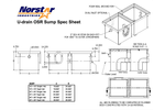 U-drain OSR Sump - Specification Sheet