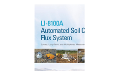 LI-COR - Model LI-8100A - Automated Soil CO2 Flux System - Brochure