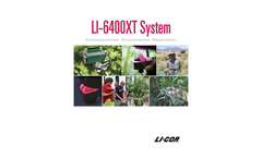 LI-COR - Model LI-6400XT - Portable Photosynthesis System - Brochure