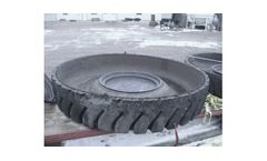 Polyethylene Mining Tire Inserts for Cattle and Bison Water Troughs