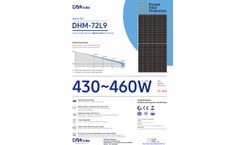 Model DHM-72L9 - Half-Cell High Efficiency Black Frame PV Module PARENT 	 - Brochure