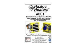 Hazloc Heaters - Model AEU1 - Manual
