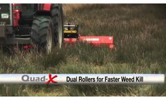 Blaney Agri / QUAD-X Weed Wipers - Video