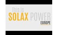 This Is SolaX Power Europe Video