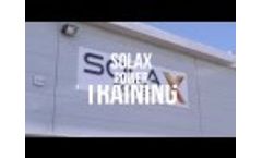 SolaX Power Training Courses  Video