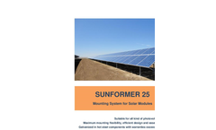 Fixed Support for PV Modules - Brochure