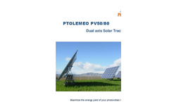 2-Axis Solar Tracker - Brochure