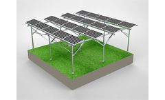 Emperysolar - Aluminum Farmland Mounting System, Add Triangle Structure