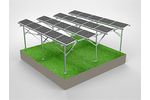 Farmland Solar Mounting System Carbon Steel Structure