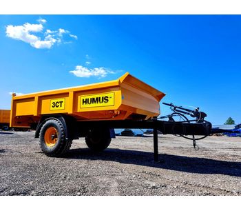 Humus - Model 3CT - Excavator Trailer for Mini Excavator