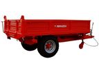 Model NSR Series - Single Axle Agriculture Tipping Trailer