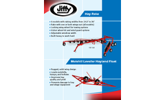 Jiffy - Model 712 - Heavy Hay Rake Brochure