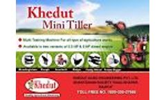 Mini Tiller with Accessories - Khedut Agro - Video