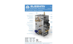 Sussman - Model ES - Packaged Electric Steam Boilers Brochure 