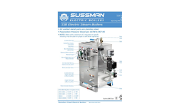 Sussman - Model SSB - Electric Steam Boilers Brochure
