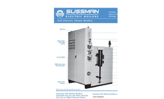 Sussman - Model SVS - Electric Steam Boilers Brochure