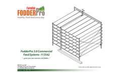 FodderPro - Model 3.0 - 375 lbs. - Commercial Feed Module Systems Brochure
