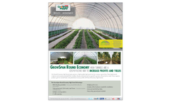GrowSpan - Model 20 W x 12 H x 24 L - Round Economy High Tunnel - Datasheet