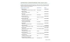 ICIA - Approved Conditioners Service - Brochure