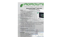 GrowControl - Model GCX - Cultivation Control System - Brochure