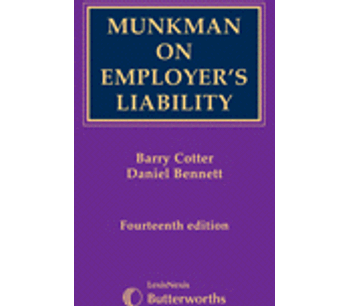 Munkman on Employer`s Liability 14th edition