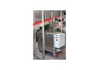 Ultrasonic Conveyor Chain Cleaning Unit for Egg Transport Chains
