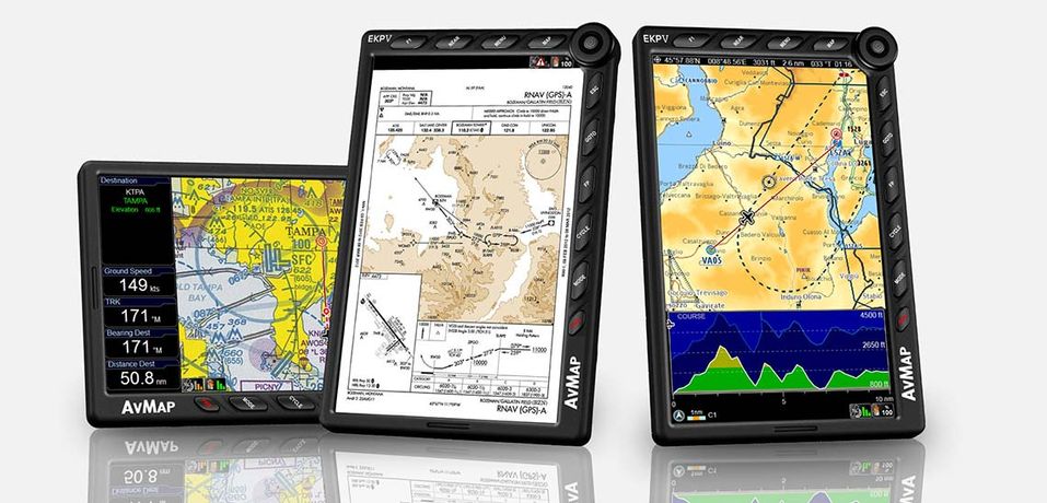 Avmap EKP V Multifunctional Display For Cockpit Navigation